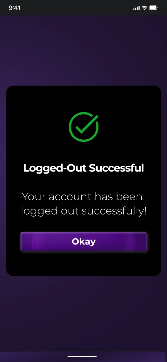 Logout Verification